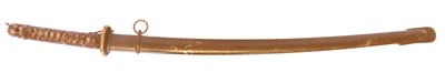 Lot 195 - Japanese WWII NCO 1935 pattern Katana, 27inch...