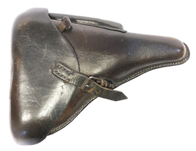 Lot 777 - WWII Luger PO8 holster, waffenamt marked and...