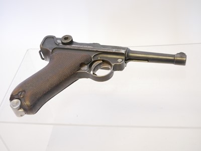 Lot 77 - Deactivated 9mm Luger P08 semi-automatic...