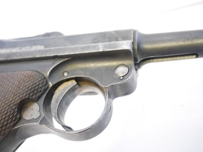 Lot 77 - Deactivated 9mm Luger P08 semi-automatic...