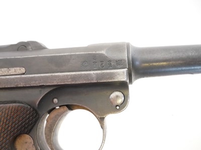 Lot 77 - Deactivated 9mm Luger P08 semi-automatic...