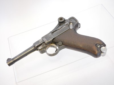 Lot 77 - Deactivated 9mm Luger P08 semi-automatic...