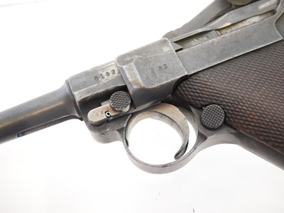 Lot 77 - Deactivated 9mm Luger P08 semi-automatic...