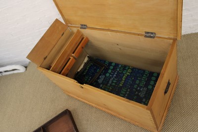 Lot 212 - A Victorian and Later Waxed Pine Blanket Box