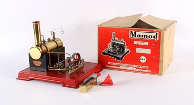Lot 313 - A Model "S.E.3." Twin Cylinder Superheated Steam Engine by Mamod