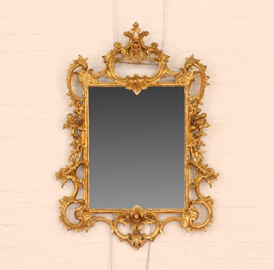 Lot 234 - An 18th/19th Century Wall Mirror in the Rococo Taste