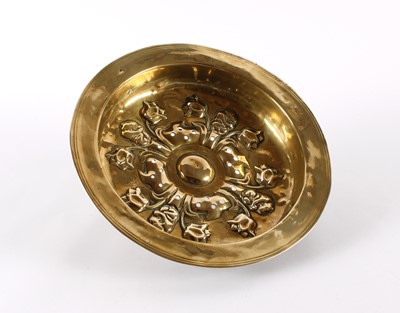 Lot 289 - A Circa 17th/18th Century Nuremburg-Type Brass Alms Dish