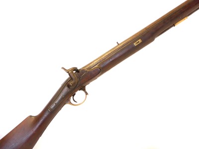 Lot 72 - .650 calibre percussion musket, 36inch sighted...
