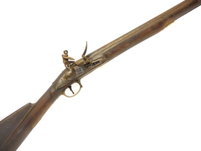 Lot 64 - India pattern flintlock .750 Brown Bess musket,...