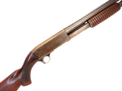 Lot 689 - Ithaca 16 bore pump action shotgun, serial...
