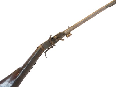 Lot 70 - The major parts of an 80 bore air rifle,...