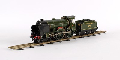 Lot 319 - A Pre-War Hornby O-Gauge "Eton" Locomotive and Tender by Meccano Ltd.