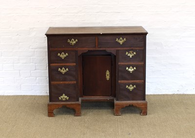 Lot 239 - A George III Mahogany Kneehole Desk