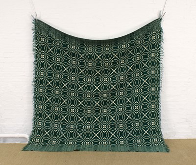 Lot 275 - A Large Reversible Pure Wool Welsh Blanket