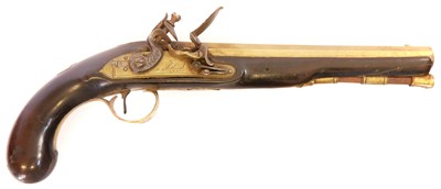 Lot 7 - Ketland and Co. 28 bore flintlock pistol,...