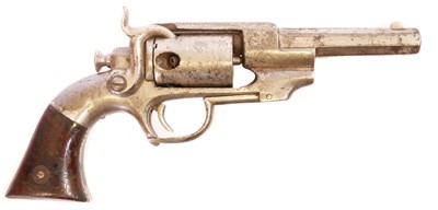 Lot 44 - Allen and Wheelock 32bore percussion revolver,...