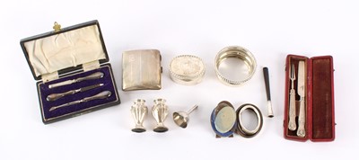 Lot 23 - A Collection of Edwardian and Later Small Silver