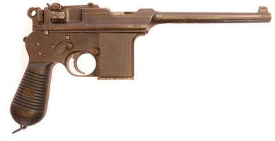 Lot 98 - Deactivated Spanish 'Astra' Mauser Broomhandle...
