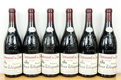 Lot 110 - 6 bottles Chateauneuf du Pape Domaine du Vieux Telegraphe Domaine Brunier 1998