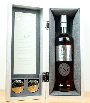 Lot 19 - One bottle of whisky and two telescopic beakers