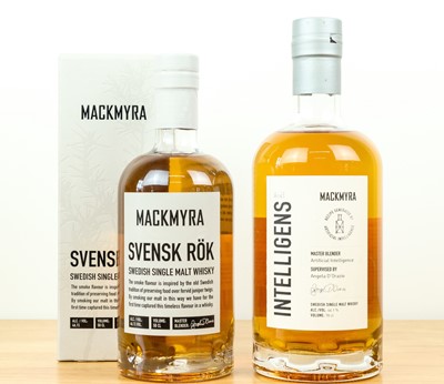 Lot 24 - Two bottles of mixed Lot Mackmyra Swedish Whisky