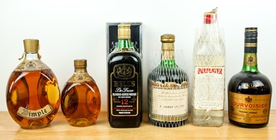Lot 93 - Six bottles including 1x Half bottle Mixed Lot Fine Whiskies