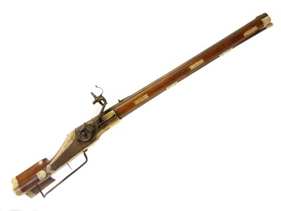 Lot 67 - German Wheellock sporting rifle dated 1609,...