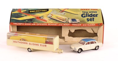 Lot 361 - A Dinky Toys 118 "Tow Away Glider Set" Diecast Model by Meccano Ltd.