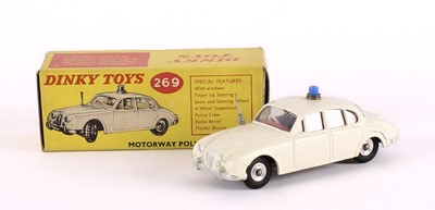 Lot 367 - A Dinky Toys 269 "Motorway Police Car" Diecast Model by Meccano Ltd.