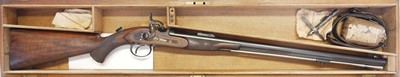 Lot 83 - Cased Westley Richards Monkey Tail .451...