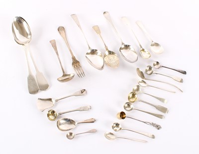 Lot 29 - A Collection of George III and Later Silver Cutlery