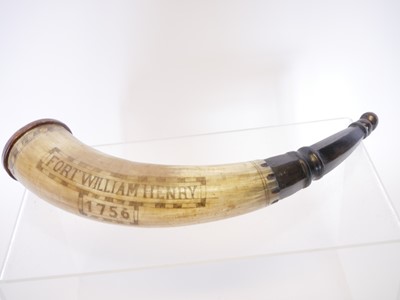 Lot 717 - Finely hand-decorated 21st century scrimshaw...