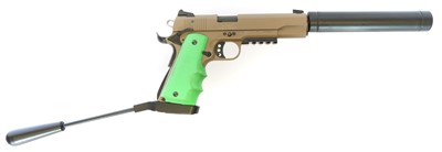 Lot 358 - GSG .22lr long barrel pistol serial number...
