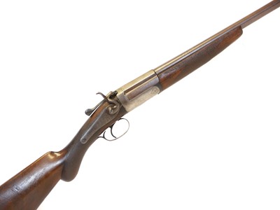 Lot 641 - Martin 20 bore single barrel hammer gun,...