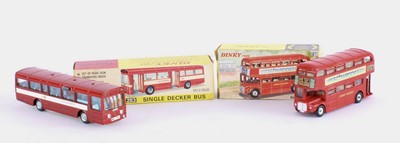 Lot 348 - Two Bus Dinky Toys Diecast Models by Meccano Ltd.