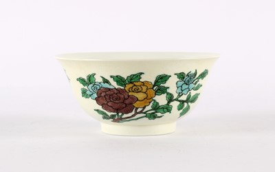 Lot 110 - A Chinese Sancai Porcelain Footed Bowl with Kangxi Mark