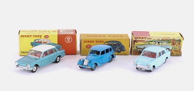 Lot 338 - Three Triumph Dinky Toys Diecast Models by Meccano Ltd.