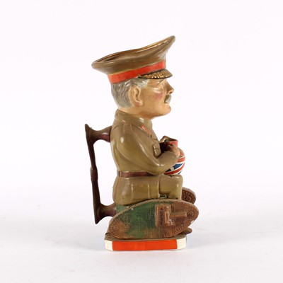 Lot 149 - A "Push and Go" Character Jug of Field Marshall Sir Douglas Haig Dated 1917