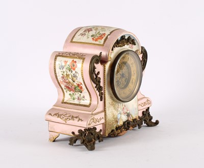 Lot 171 - A 19th Century French Enamel Mantel Clock by Jackson of Paris