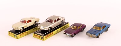 Lot 333 - Four Ford Diecast Model Dinky Toys by Meccano Ltd.