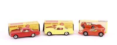 Lot 334 - Three Alfa Romeo Martin Diecast Model Dinky Toys by Meccano Ltd.