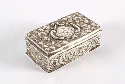 Lot 72 - A Victorian Silver Snuff Box