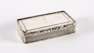 Lot 73 - A Victorian Silver Snuff Box