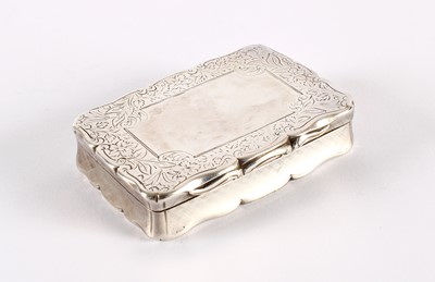 Lot 74 - A Victorian Silver Snuff Box