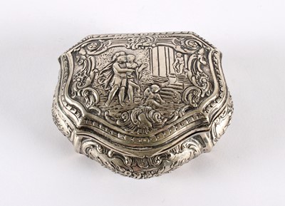 Lot 65 - A 19th Century German Pseudo-Hanau Silver Snuff Box