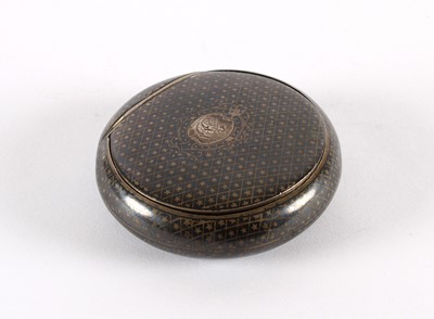 Lot 63 - A Late 19th/Early 20th Century French Silver and Niello Enamel Snuff Box