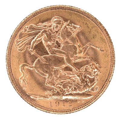 Lot 48 - King George V, Sovereign, 1912, Melbourne Mint