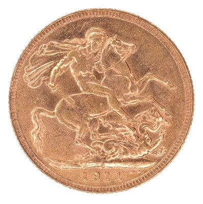 Lot 51 - King George V, Sovereign, 1911, Sydney Mint