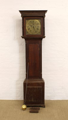 Lot 166 - A Late 18th/Early 19th Century Oak and Mahogany Longcase Clock