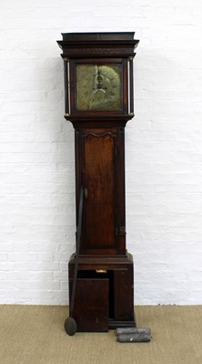 Lot 168 - A George III Oak and Mahogany Longcase Clock